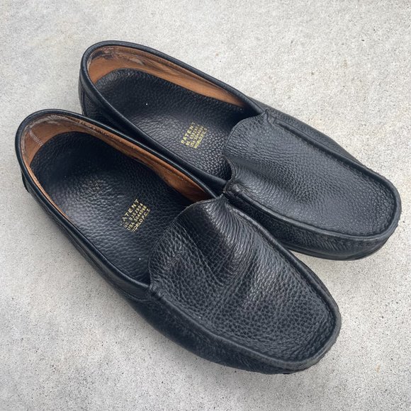 ⭐️ 5/$50 - GEOX vintage black leather loafers - size 10 - Picture 3 of 11